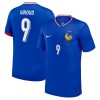 Camisola França Giroud 9 Homen Equipamento 1ª Euro 2024